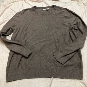 Hawker Rye Cotton Blend Sweater in Fox Hound Speckled Brown Earthy Cottagecore